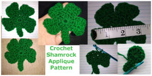 Crochet-shamrock-four-leaf-clover-Irish-flower-free-pattern