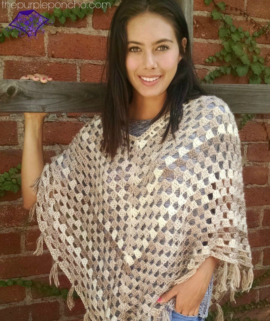 Fall Poncho Crochet Pattern Round Up from Caitlin's Contagious Creations