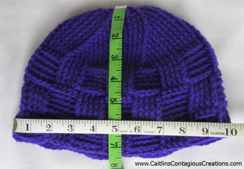 Spiral Star Basket Weave Beanie Crochet pattern from Caitlin's Contagious Creations. This free, easy pattern is a perfect way for beginners to stretch their skills to the next level!