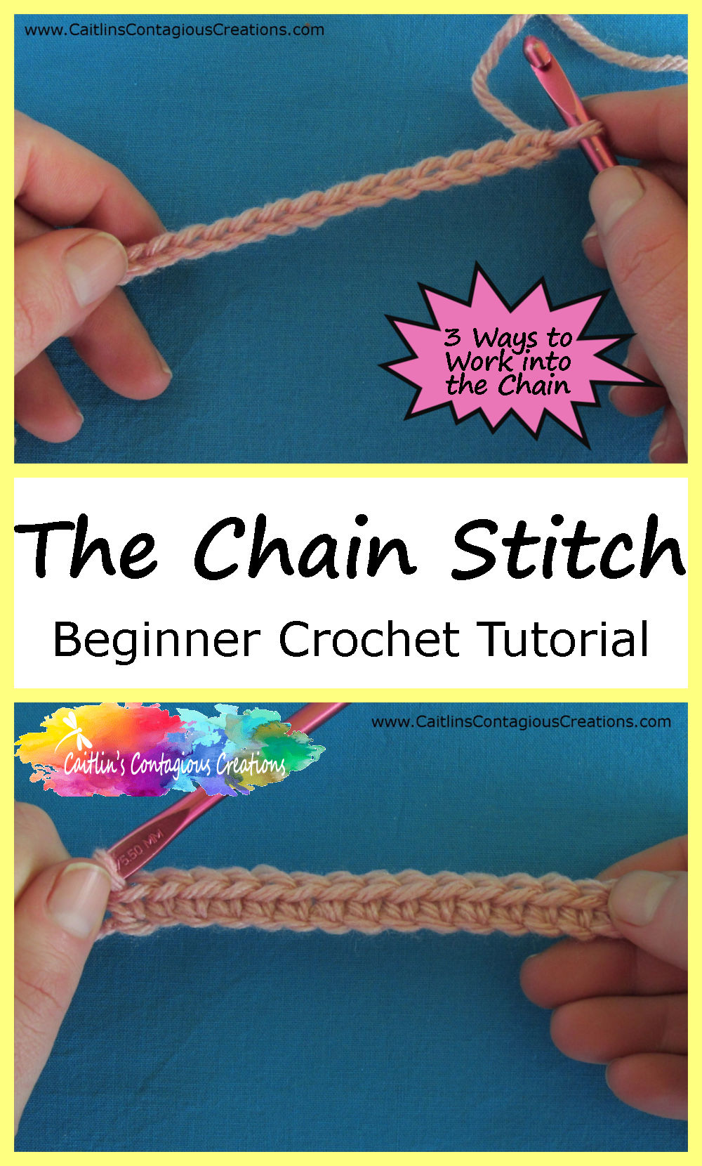 Learn to Crochet the Chain Stitch Beginner Crochet Guide