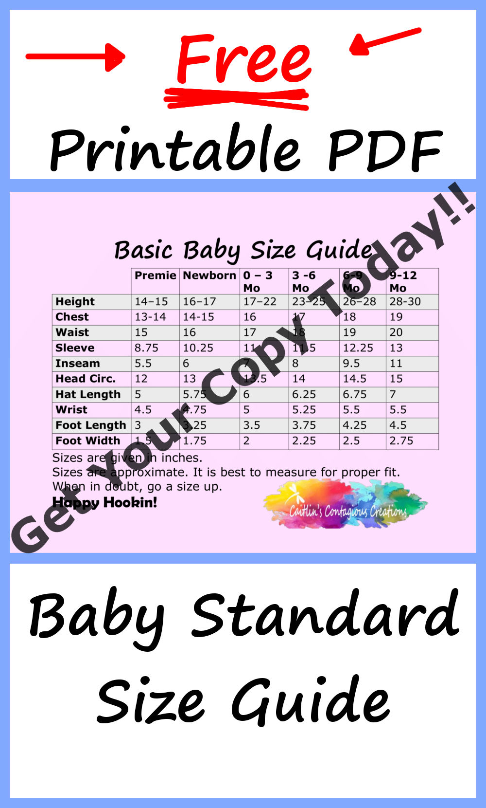 Standard Size Baby Quick Guide Opt-In Graphic