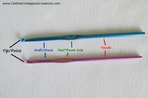 Guide to Crochet Hooks - Caitlin's Contagious Creations
