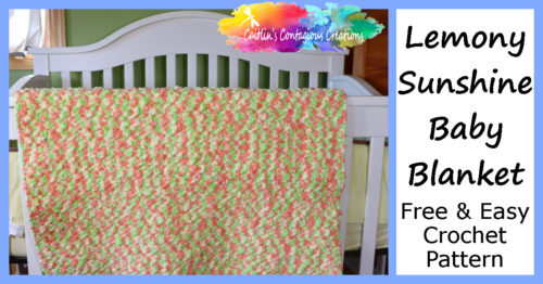 Free textured crochet baby blanket easy pattern with super bulky yarn
