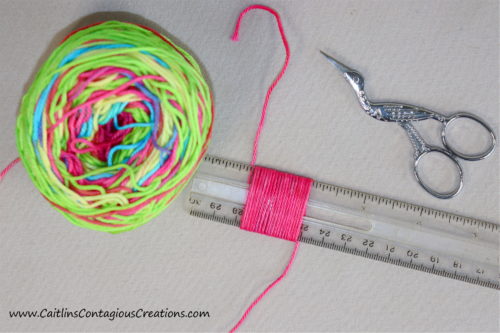 Summer Scarf Crochet Pattern yarn wraps per inch