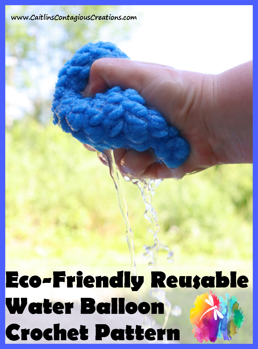 Reusable Water Balloon Free Crochet Pattern Pin Image 2