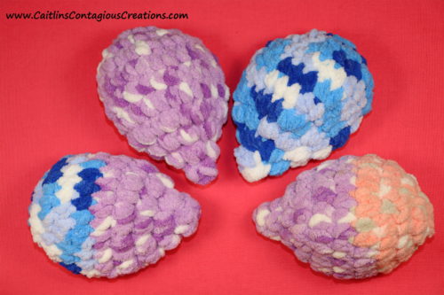 Reusable Water Balloons made with scrap yarn